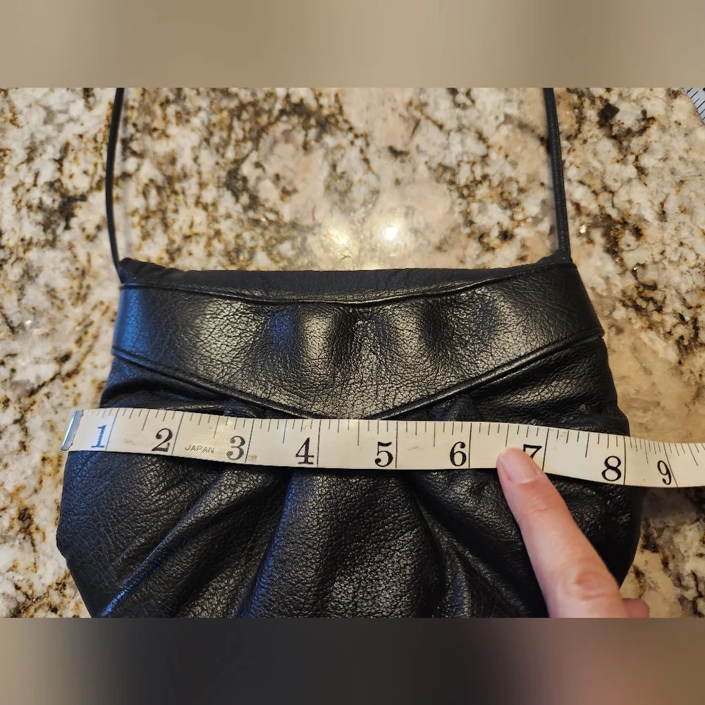 Vintage Purse Sequined, Beaded Black Leather, Bags By SuZettes EUC 80s, Formal